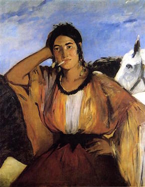 Cover Image, Manet's Gypsy Woman Smoking a Cigarette